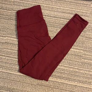 Maroon Leggings